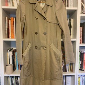 Anthropologie Burning Torch Recycled Trench Coat